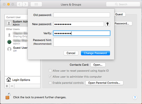 MacOs-Users-root-Password